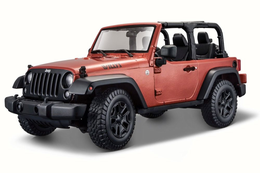 2014 Jeep Wrangler Topless, Copper - Maisto 31610 - 1/18 Scale