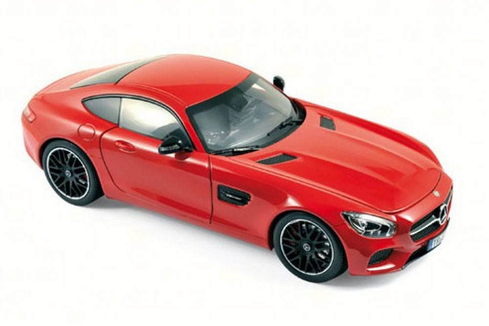 2015 Mercedes-Benz AMG GT, Red - NOREV 183496 - 1/18 Scale Diecast