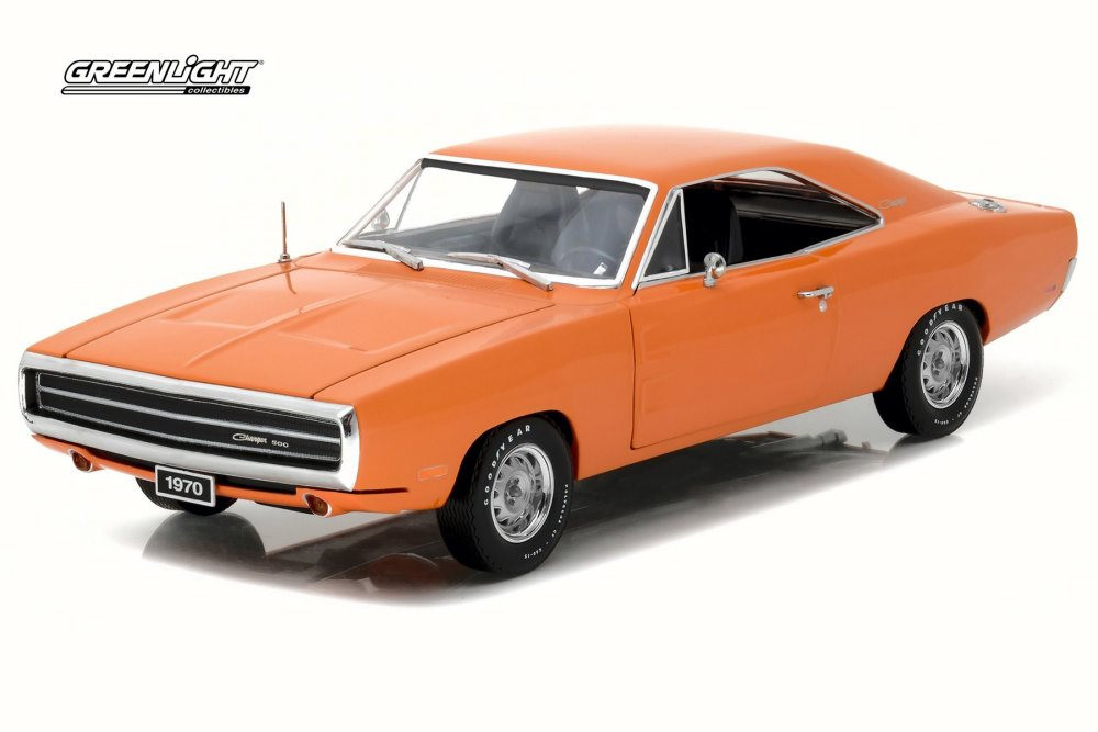 1970 Dodge Charger 500 HEMI, Orange - Greenlight Artisan 19028 - 1