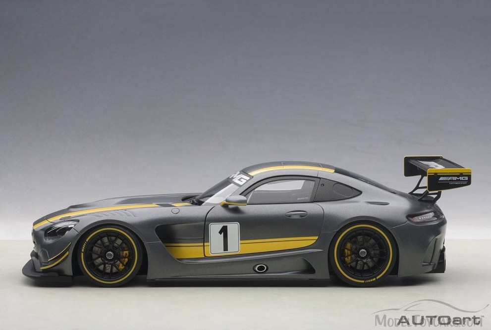 Mercedes-Benz AMG GT3 Presentation Car, Gray - Auto Art 81530 - 1