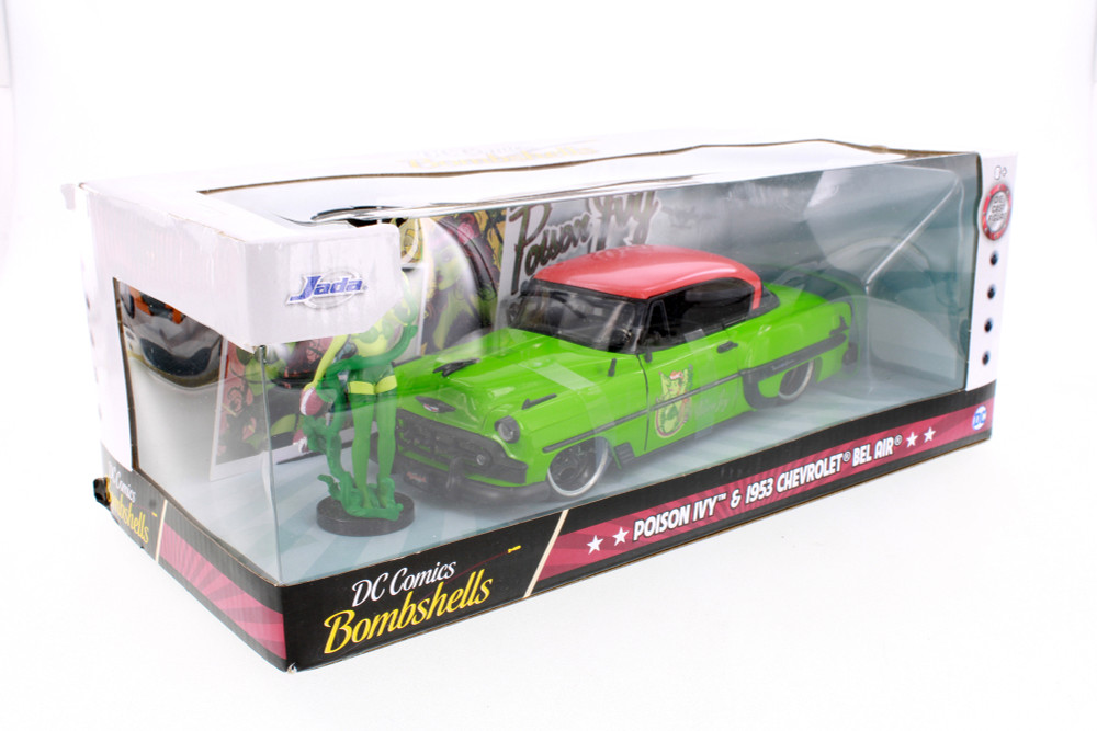 ミニカー 1953 CHEVY BELL AIR HARDTOP &amp; POISON IVY Amazon.com: Jada Toys DC Comics Bombshells Poison Ivy & 1953