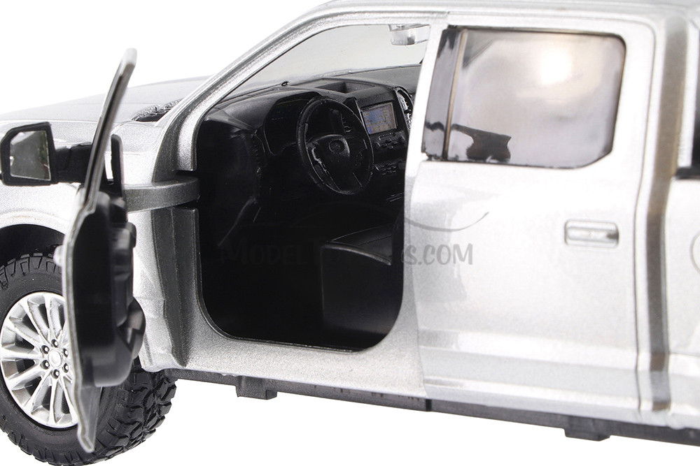 2019 Ford F-150 Limited Crew Cab Pickup Truck, Silver - Showcasts® 71364SV - 1/27 Scale Diecast Model Toy Car