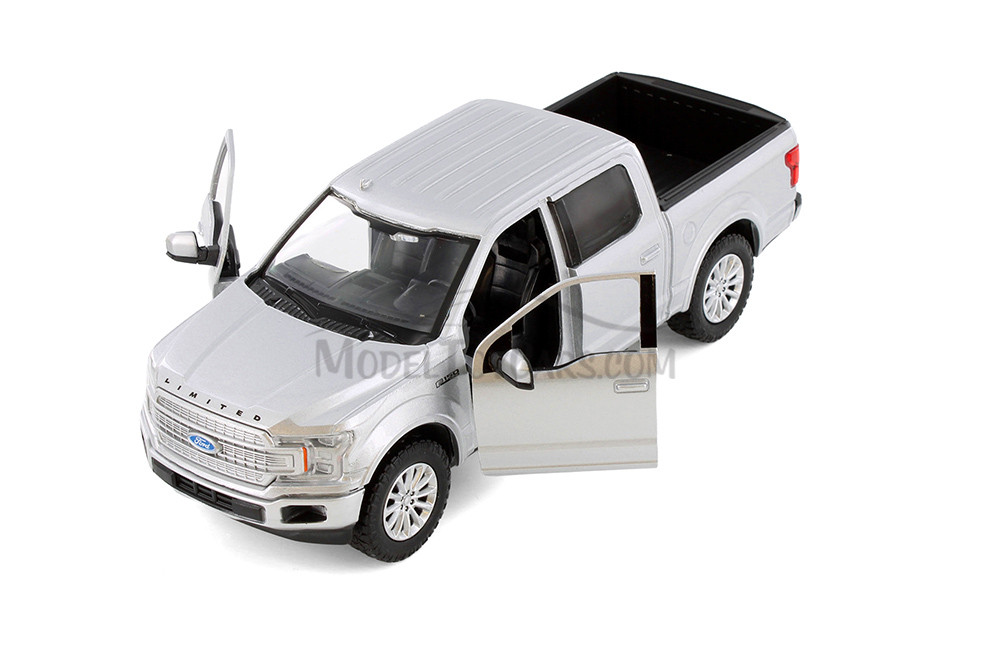 2019 Ford F-150 Limited Crew Cab Pickup Truck, Silver - Showcasts® 71364SV - 1/27 Scale Diecast Model Toy Car
