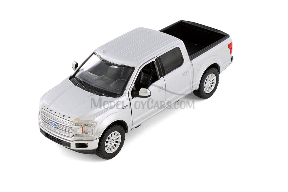 2019 Ford F-150 Limited Crew Cab Pickup Truck, Silver - Showcasts® 71364SV - 1/27 Scale Diecast Model Toy Car