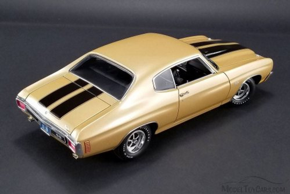 1970 Chevy Chevelle SS 396, Gold - ACME 1805509 - 1/18 Scale