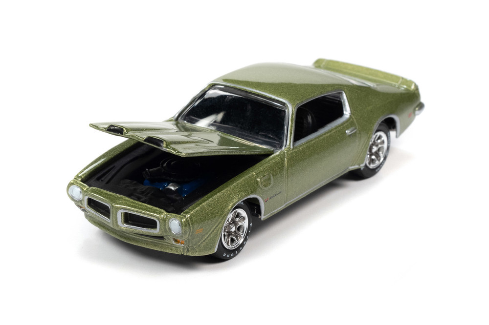 1972 Pontiac Firebird Formula, Springfield Green Poly - Johnny Lightning JLCG026/48A - 1/64 Scale Diecast Model Toy Car