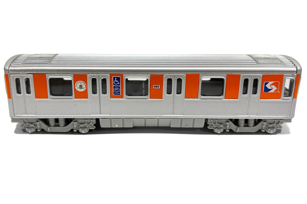 Septa Metro Subway, Gray - Showcasts 2233D-SEPTA - 7" Scale Diecast Model Toy Train