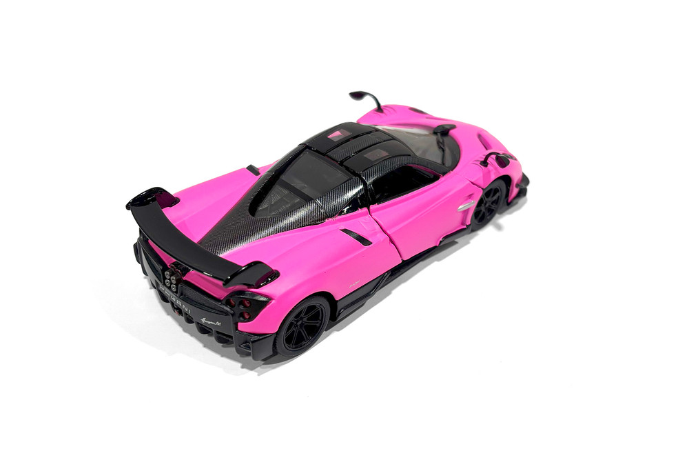 2016 Pagani Huayra BC Hard Top, Pink - Kinsmart 5400DPK - 1/38 Scale Diecast Model Toy Car
