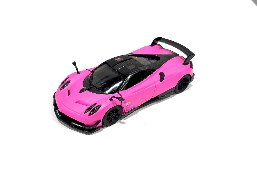 2016 Pagani Huayra BC Hard Top, Pink 2-Pack - Kinsmart 5400DPK - 1/38 Scale Diecast Model Toy Car