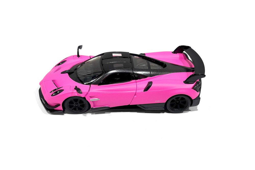 2016 Pagani Huayra BC Hard Top, Pink 2-Pack - Kinsmart 5400DPK - 1