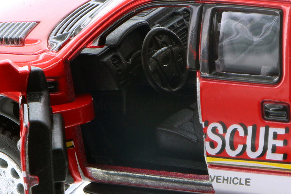 2013 Ford F-150 SVT Raptor SuperCrew w/Sunroof - Fire Rescue, Red - 5365DPR/R, 1/46 Scale Model Car