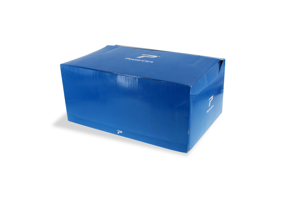 Box of 36 Bugatti Mistral, French Racing Blue - Kinsmart H24 - 1/64 Scale Diecast Model Toy Cars