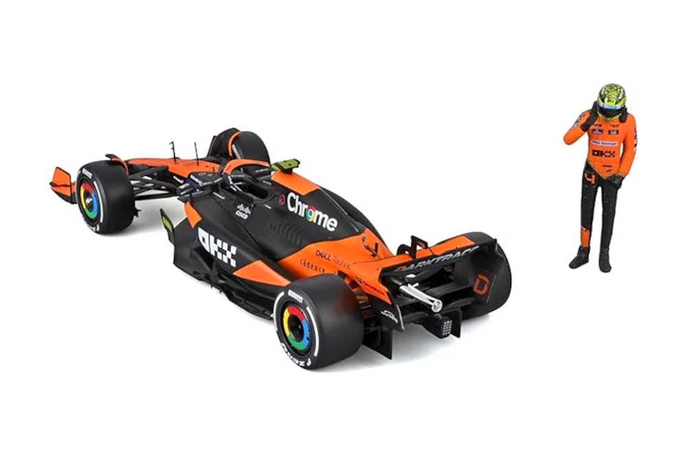 2024 McLaren MCL38 F1 Team w/Driver Figure, #4 Lando Norris