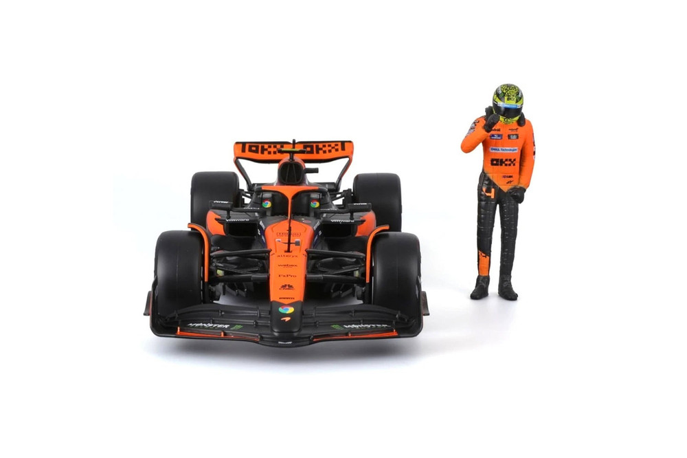 2024 McLaren MCL38 F1 Team w/Driver Figure, #4 Lando Norris