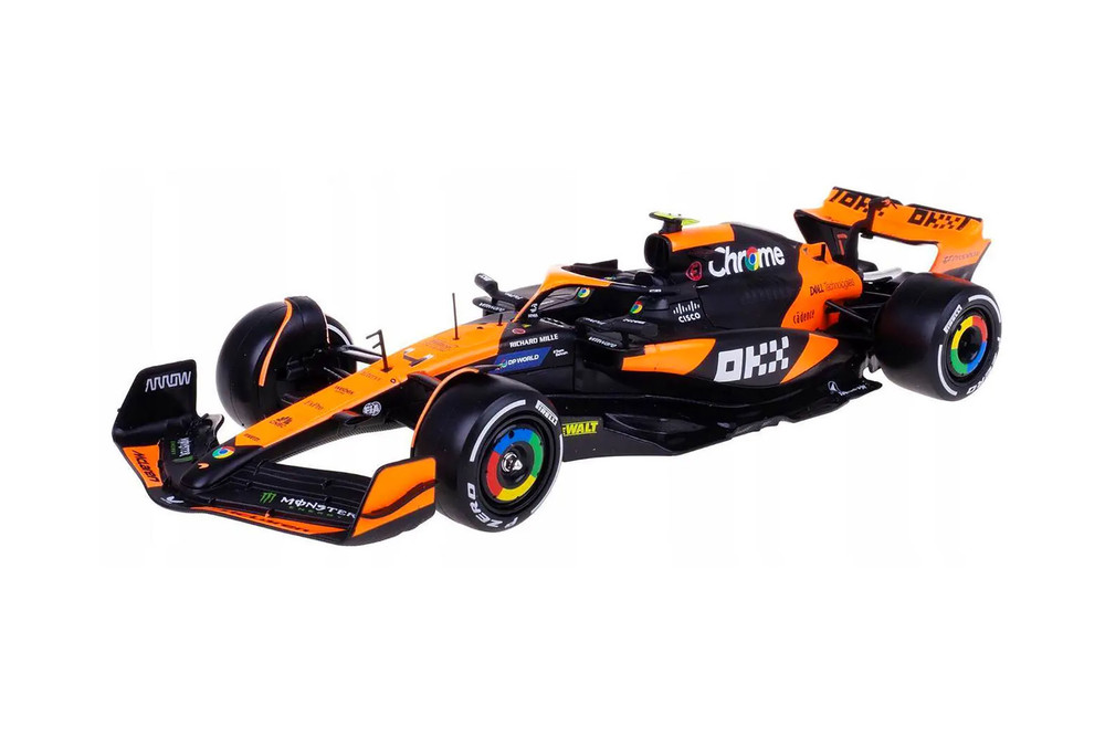 2024 McLaren MCL38 F1 Team w/Driver Figure, #4 Lando Norris