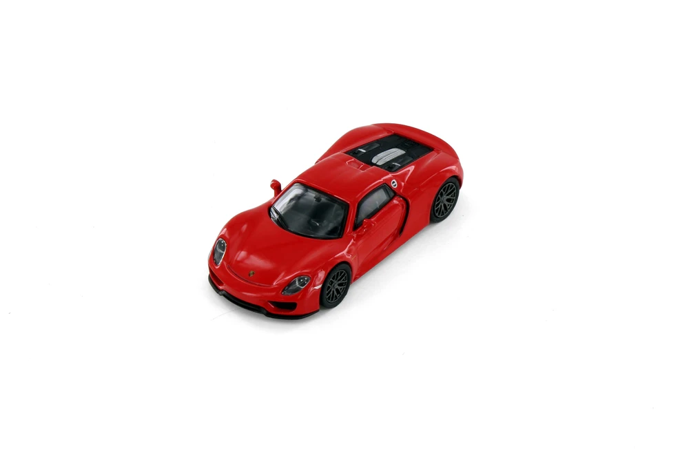 Box of 36 Porsche 918 Spyder, Guards Red - Kinsmart H17 - 1/64 Scale Diecast Model Toy Cars