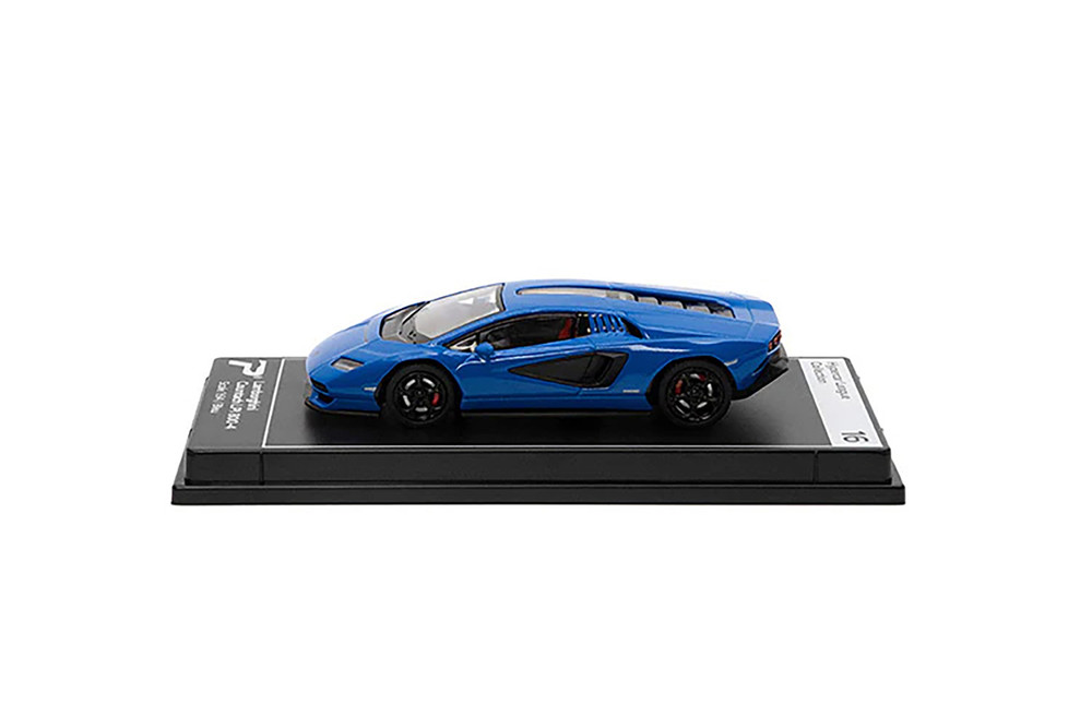 Box of 36 Lamborghini Countach LPI 800-4, Blue - Kinsmart H16 - 1/64 Scale Diecast Model Toy Cars
