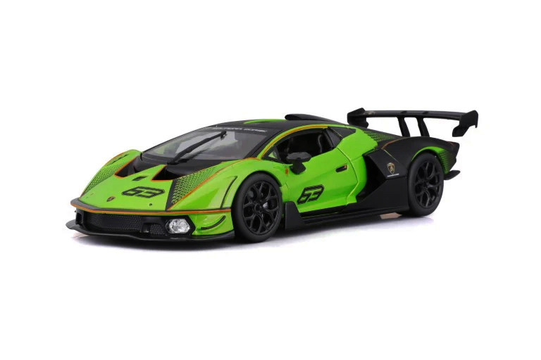 Lamborghini Essenza SCV12 #63, Green/Black - Bburago 18-28017 - 1