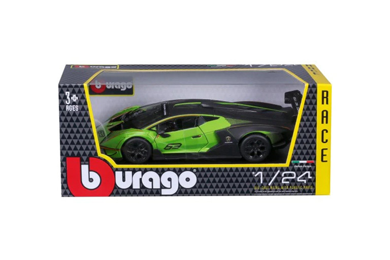 Lamborghini Essenza SCV12 #63, Green/Black - Bburago 18-28017 - 1