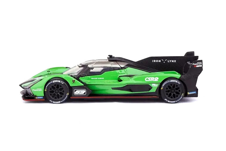 burago Lamborghini ミニカーセット 1/18 2024 Lamborghini SC63 #63 IMSA SportsCar, Green - Bburago 18-38315