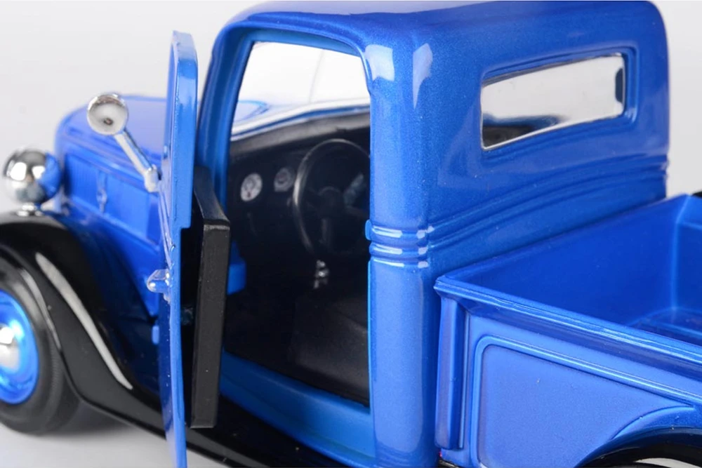 1937 Ford Pickup Truck, Blue - Showcasts 77233BU - 1/24 Scale Diecast Model Toy Car