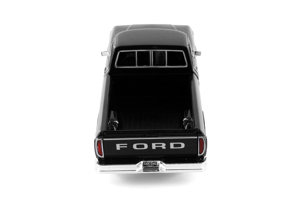1979 Ford F-150 Custom Pickup Truck, Black - Showcasts 71346BK - 1/24 Scale Diecast Model Toy Car