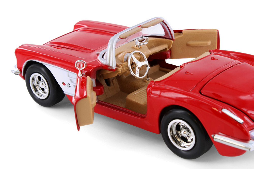 1959 Chevy Corvette Convertible, Red - Showcasts 77216R - 1/24