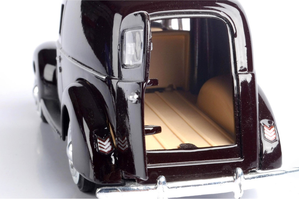 1940 Ford Sedan Delivery Hardtop, Burgundy - Showcasts 77250BG - 1/24 Scale Diecast Model Toy Car