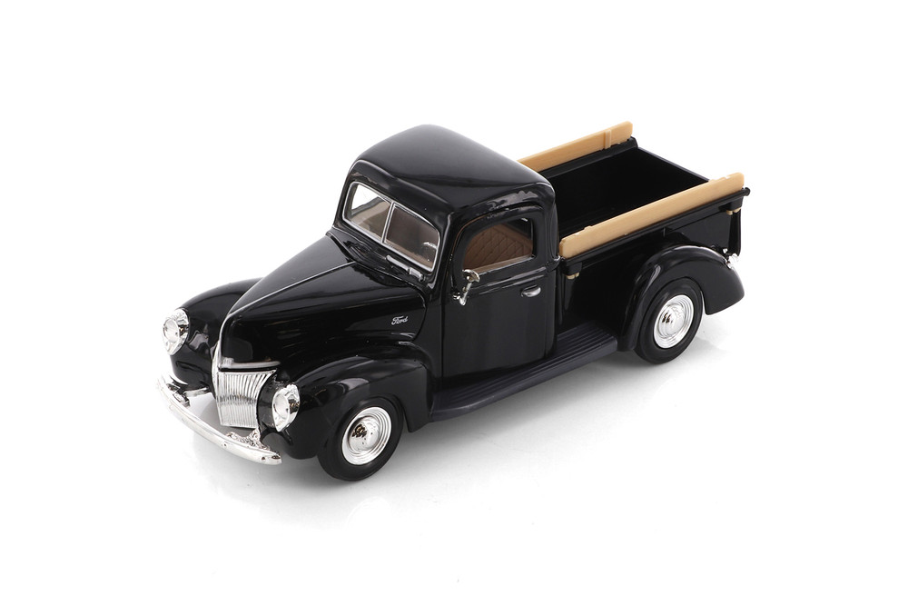 1940 Ford Pickup Truck, Black - Showcasts 77234BK - 1/24 Scale Diecast Model Toy Car