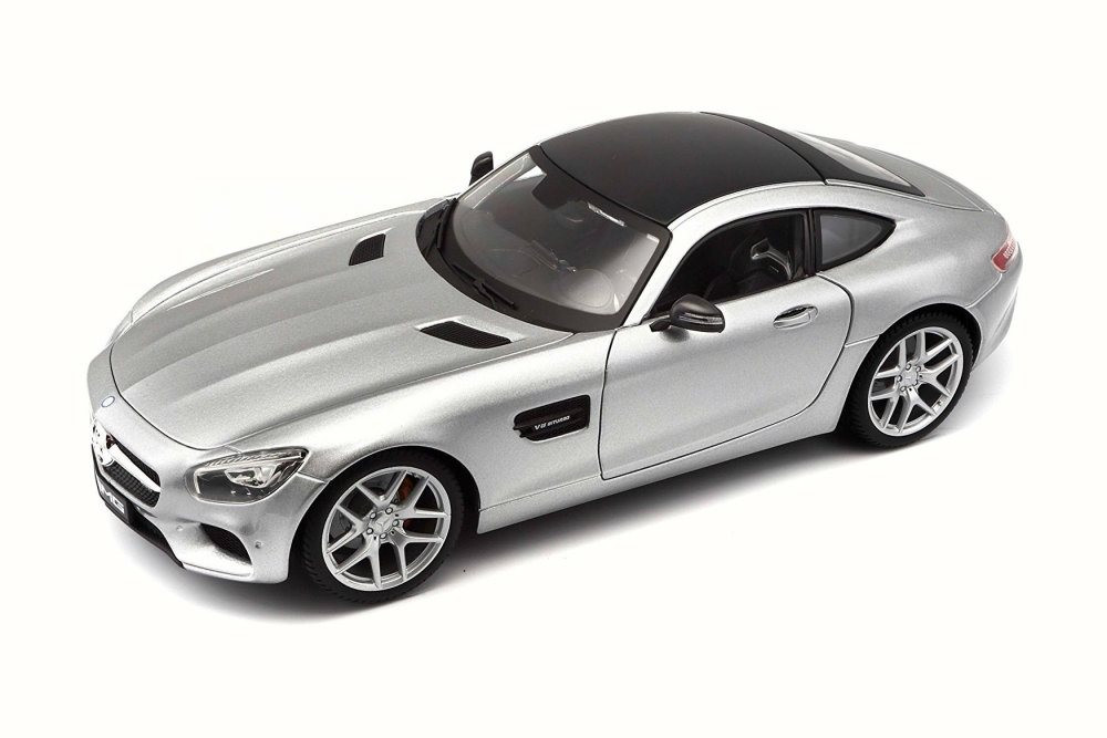 Mercedes-Benz AMG GTÂ , Silver - Maisto 36204SV - 1/18 Scale