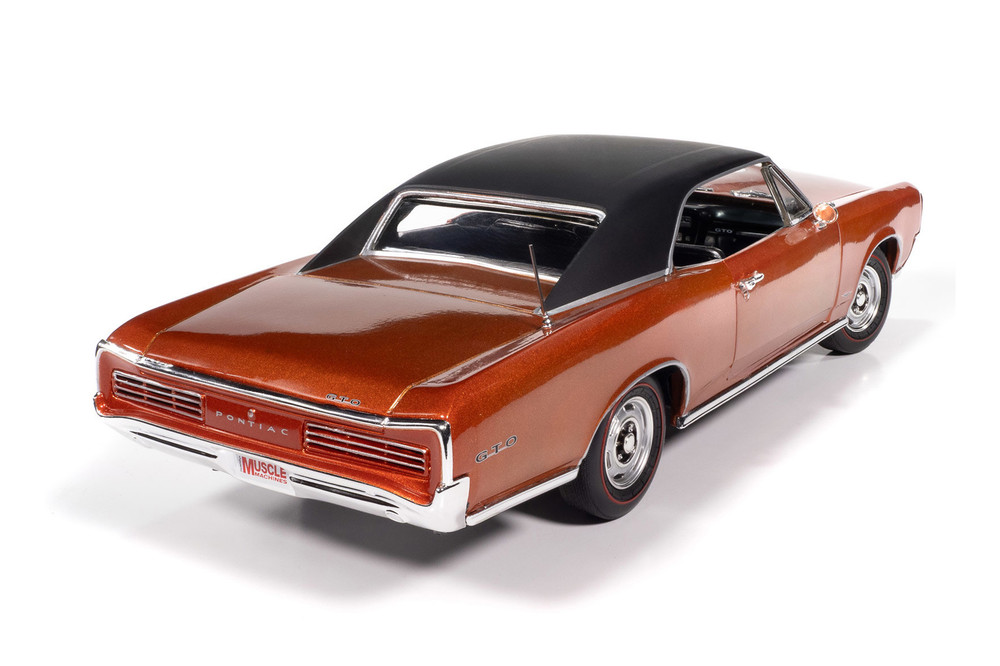 1966 Pontiac GTO Magazine Cover Car (July 2024), Copper Blaze - Auto World AMM1346 - 1/18 Scale Diecast Model Toy Car