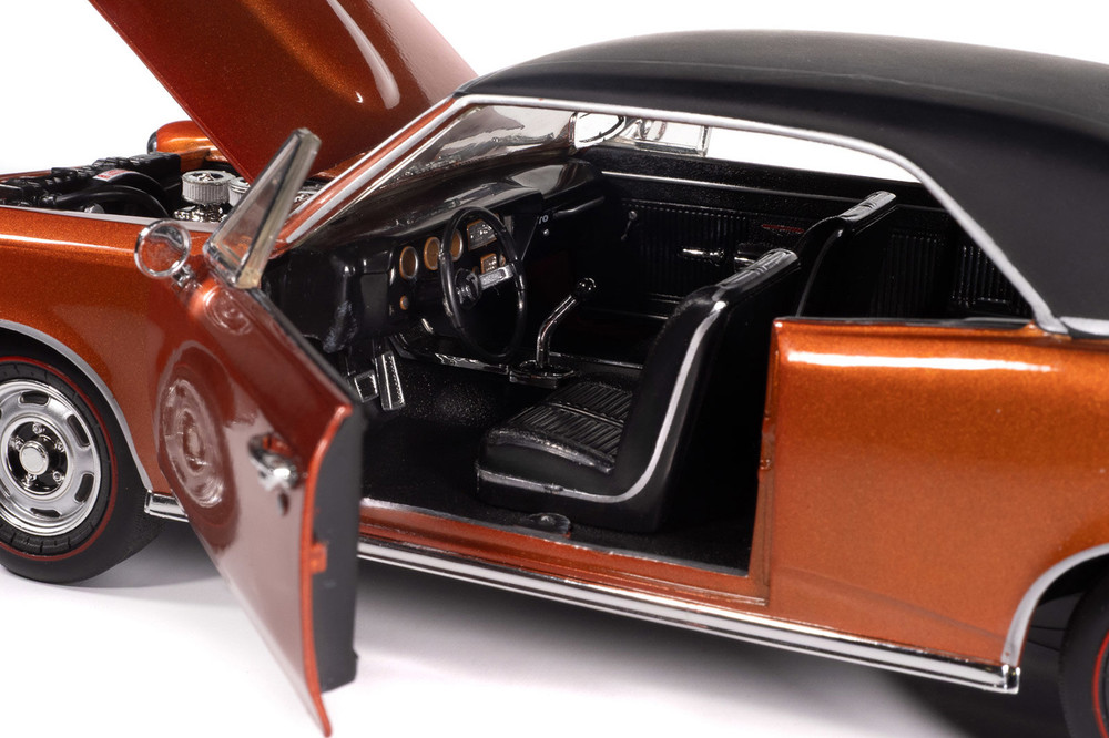 1966 Pontiac GTO Magazine Cover Car (July 2024), Copper Blaze - Auto World AMM1346 - 1/18 Scale Diecast Model Toy Car