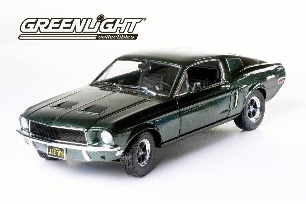 1/18 BULLITT FORD MUSTANG  フォード マスタング Greenlight 1:18 figure Steve McQueen & Ford Mustang GT 1968