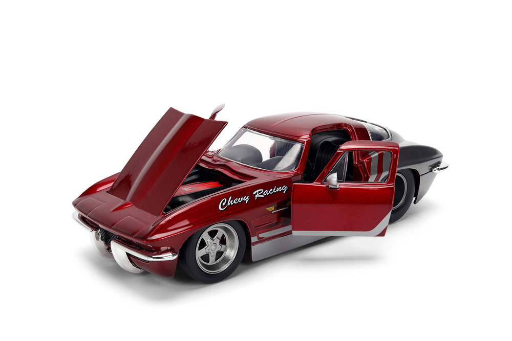 1963 Chevy Corvette Stingray - Chevy Racing, Charcoal Red/Gray