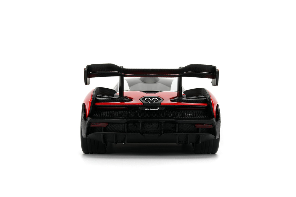 McLaren Senna Hardtop, Red/White/Black - Jada Toys 36370 - 1/24 Scale Diecast Model Toy Car