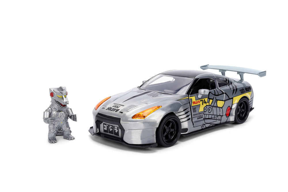 2009 Nissan Skyline GT-R (R35) Ben Sopra w/Mechagodzilla Figure