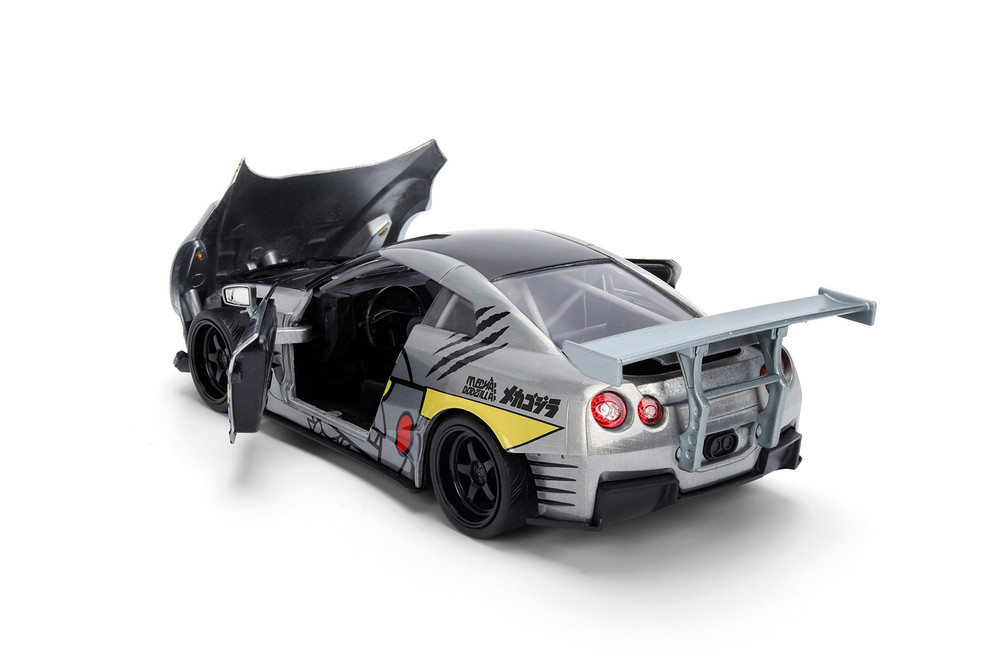 2009 Nissan Skyline GT-R (R35) Ben Sopra w/Mechagodzilla Figure