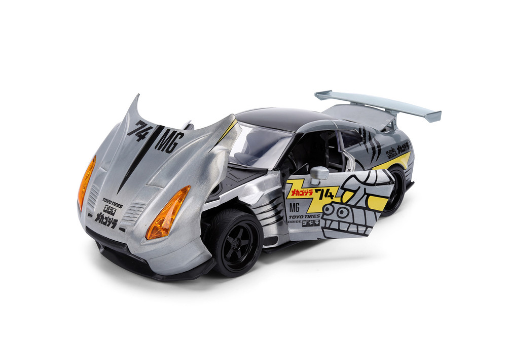 2009 Nissan Skyline GT-R (R35) Ben Sopra w/Mechagodzilla Figure