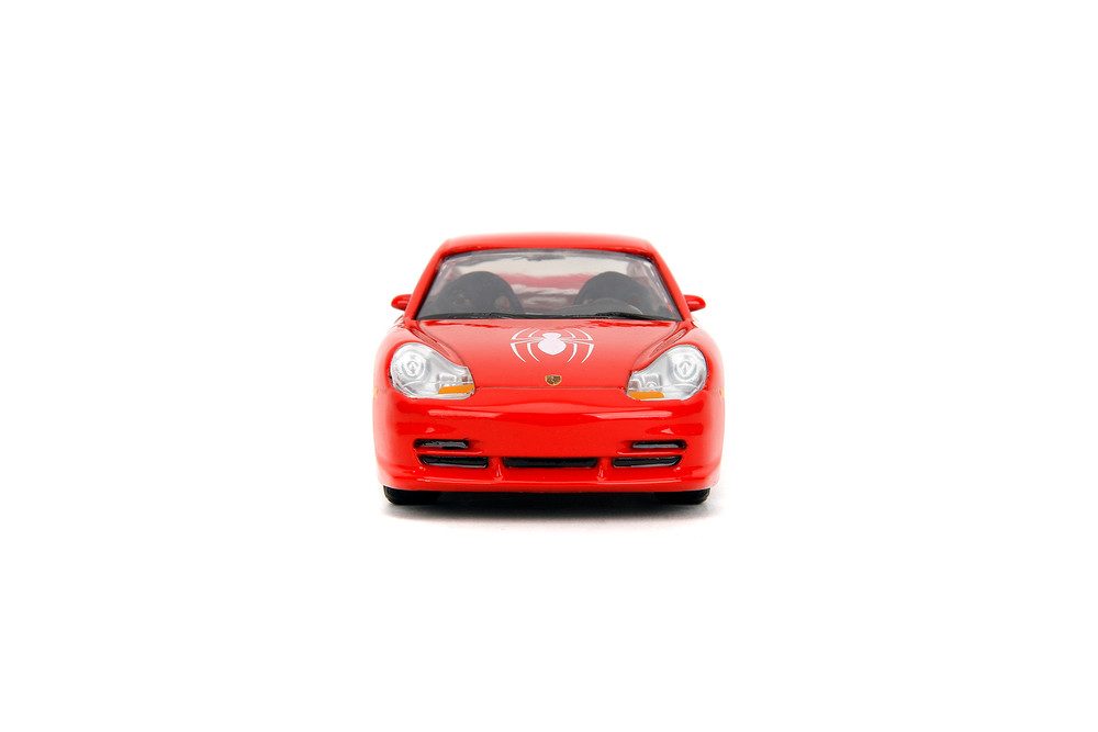 Porsche 911 GT3 RS (996), Marvel Spide Man, Red - Jada Toys 36068 - 1/32 Scale Diecast Model Toy Car