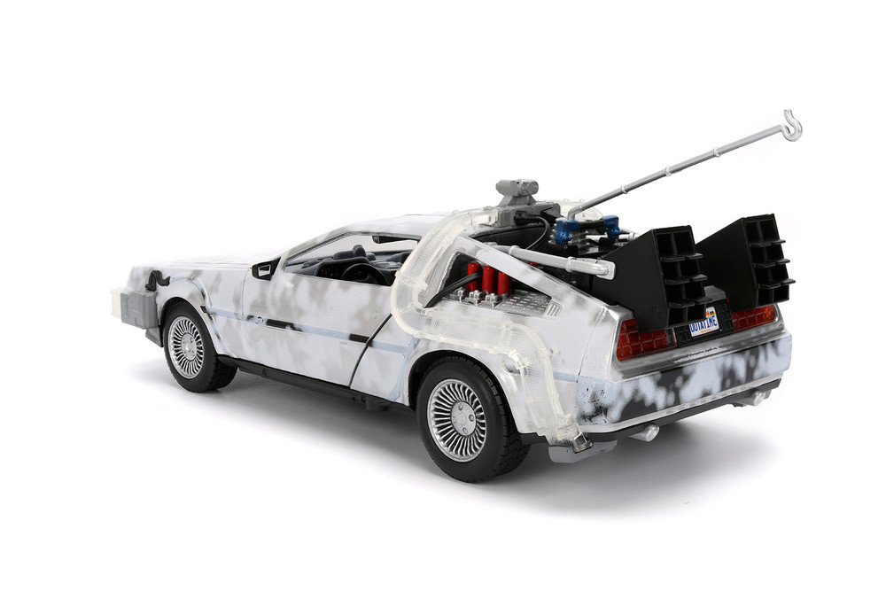 DeLorean Time Machine w/Lights Frost Version, Back to the Future Part I ...