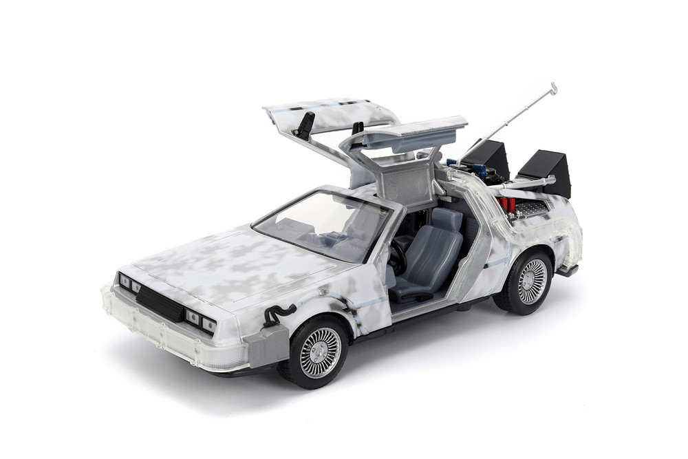 DeLorean Time Machine w/Lights Frost Version, Back to the Future