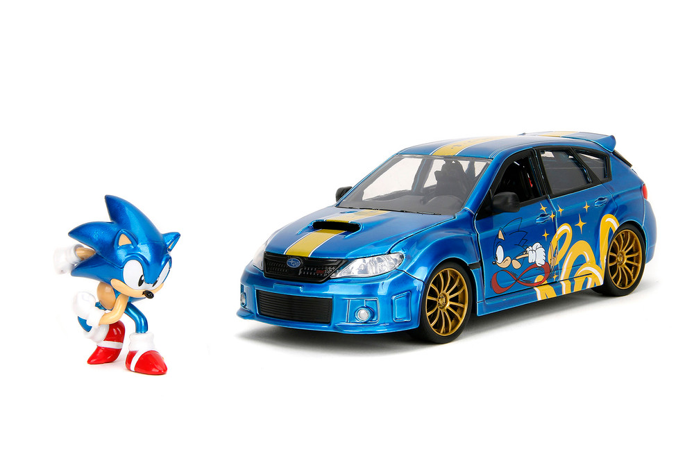 Sonic the Hedgehog 2-Pack - Subaru Impresa & Lambo Aventador - Jada Toys 35871-36264 - 1/24 Scale Diecast Model Toy Cars