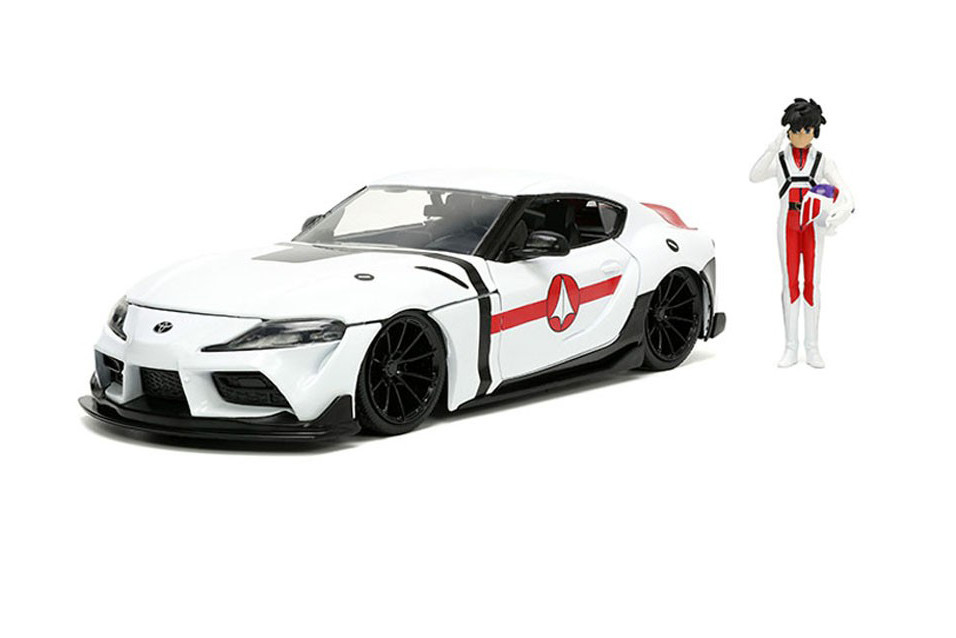 Robotech 4-Pack 2020 Toyota Supra w/Figure - Jada Toys 33676-33679-33685-33682 - 1/24 Scale Diecast Model Toy Cars