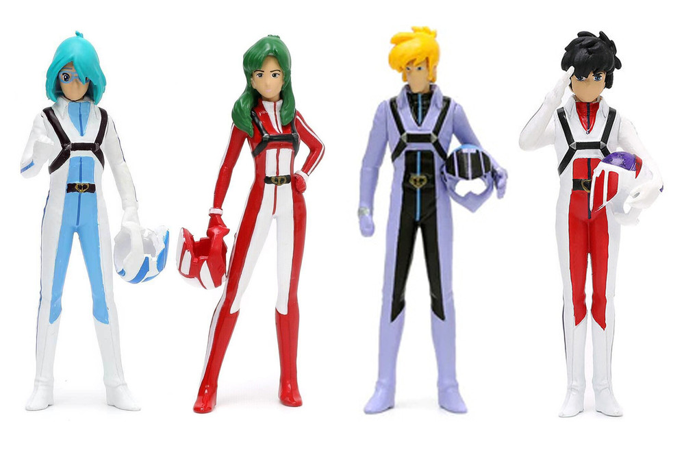 Robotech 4-Pack 2020 Toyota Supra w/Figure - Jada Toys 33676-33679