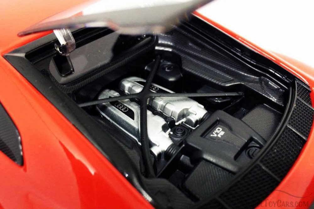 Audi R8 V10, Red - Maisto 36213OR - 1/18 Scale Diecast Model Toy