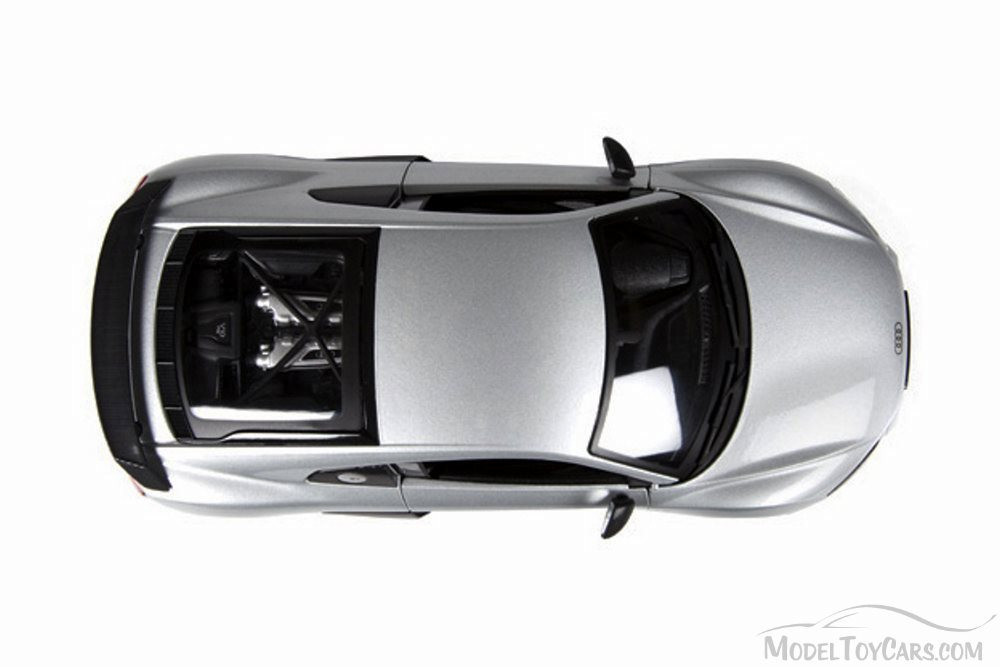 Audi R8 V10, Silver - Maisto 36213SV - 1/18 Scale Diecast