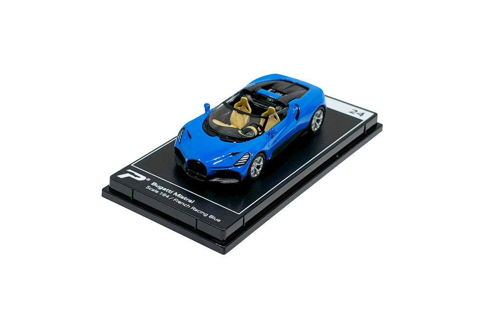 Bugatti Mistral, French Racing Blue - Kinsmart H24 - 1/64 Scale