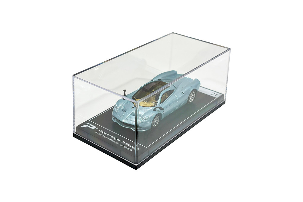 Pagani Huayra Codalunga, Azzurro Sardegna Blue - Kinsmart H21 - 1/64 Scale Diecast Model Toy Car