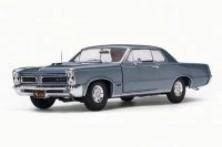 1965 Pontiac GTO, Blue Mist/Slate - Sun Star 1844 - 1/18 Scale Diecast Model Toy Car