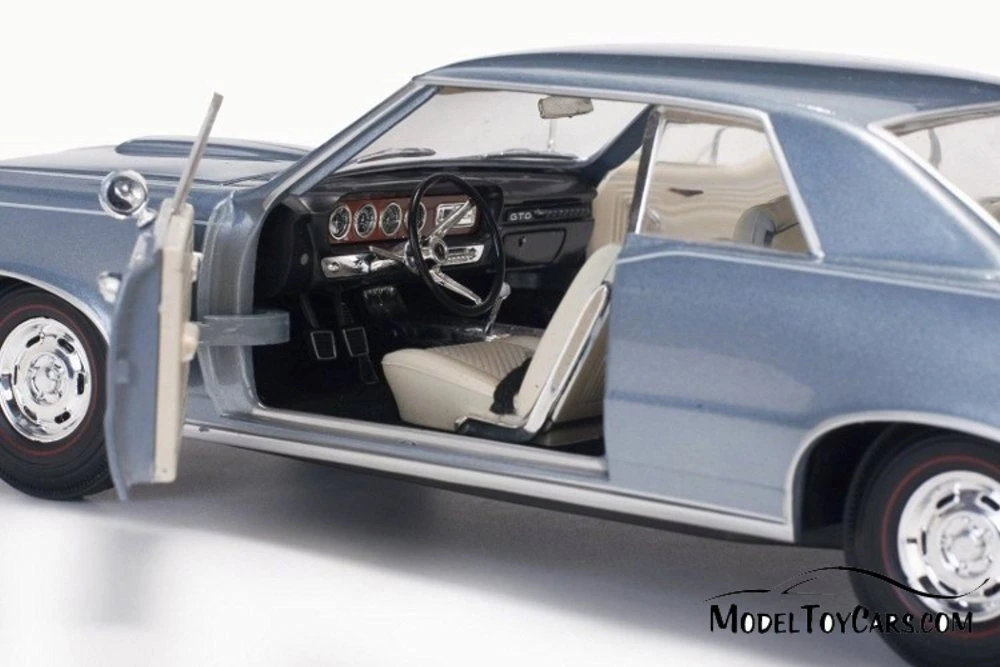 1965 Pontiac GTO, Blue Mist/Slate - Sun Star 1844 - 1/18 Scale